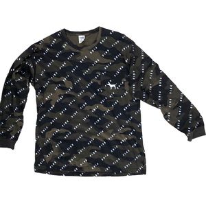 PINK long sleeve camo print shirt